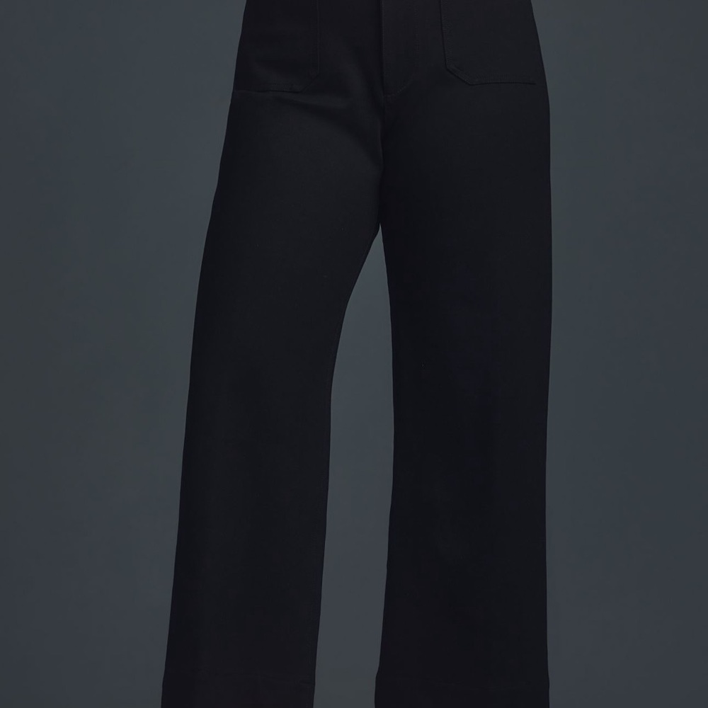 Anthropologie Black Cropped Pants